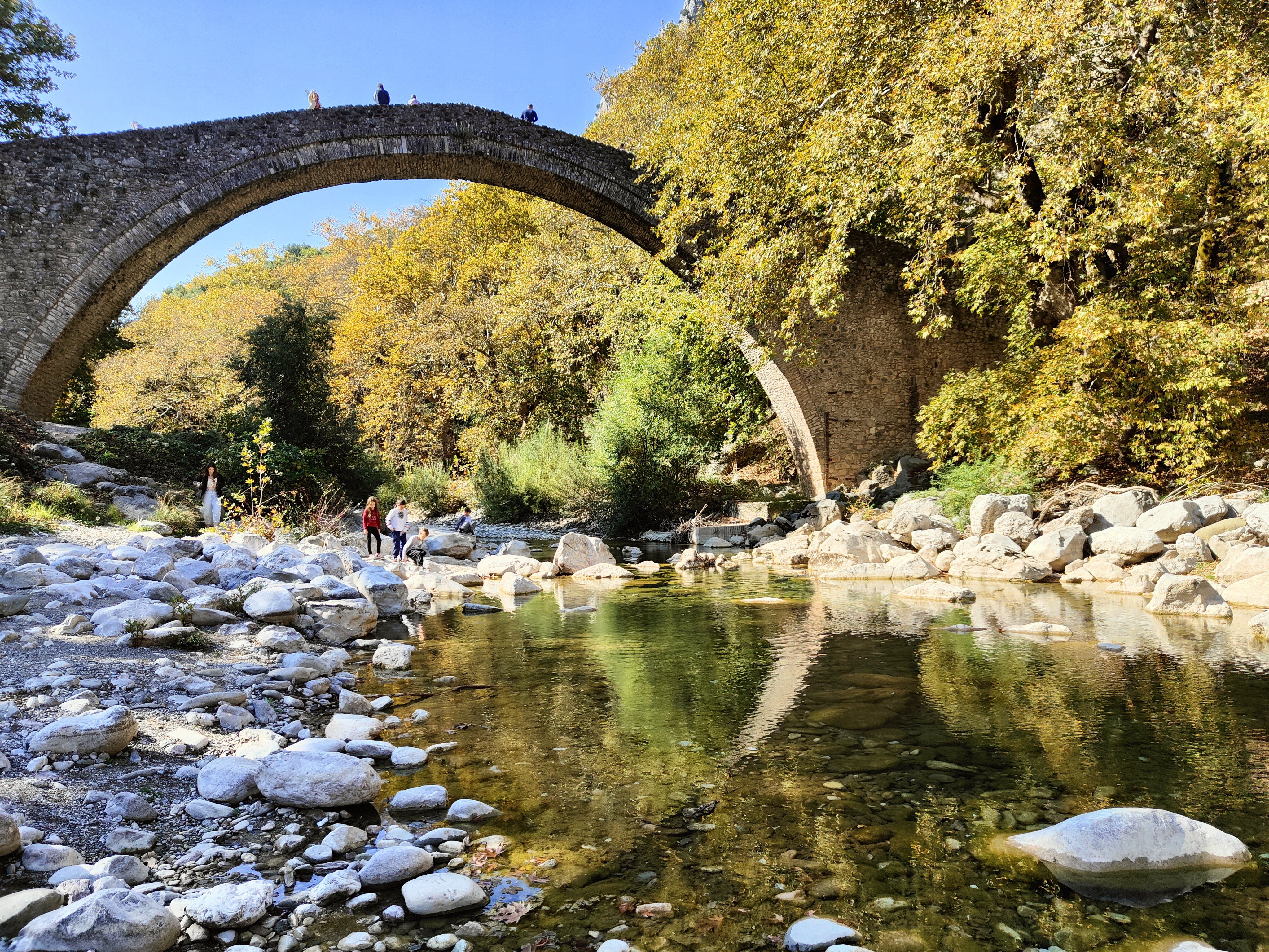Arched Bridge of Portaikos River